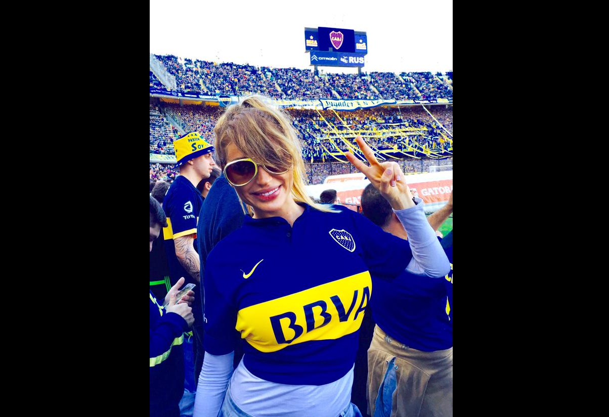 Vicky Xipolitakis en La Bombonera.