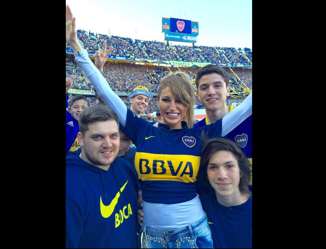 Vicky Xipolitakis en La Bombonera.