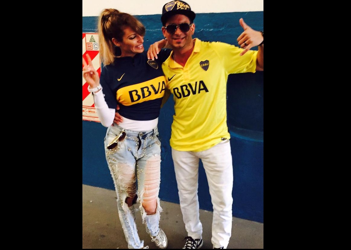 Vicky Xipolitakis en La Bombonera.