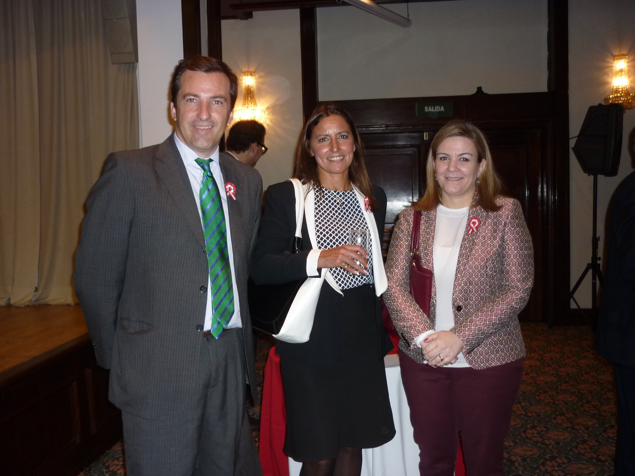 Fernando Lugris. Andrea Rizzo, Alejandra DeBellis.