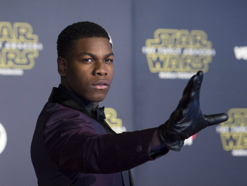 John Boyega en la premiere. Foto: AFP