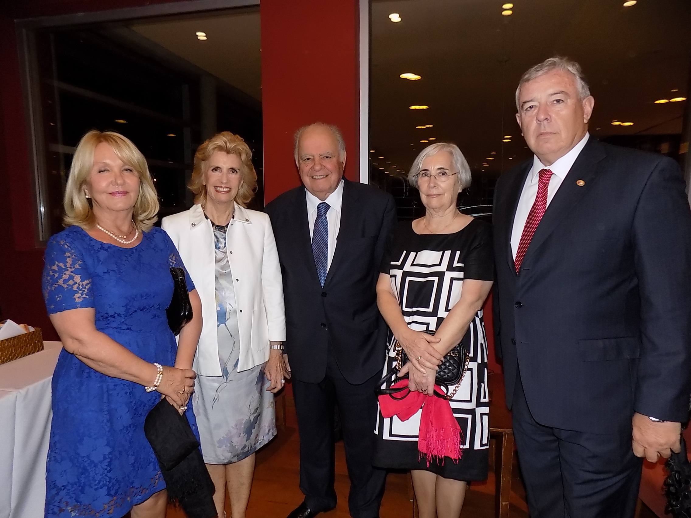 Mercedes Berro, Julia Rodríguez Larreta, Enrique Iglesias, Marisa Valdéz, Jorge Vidal.