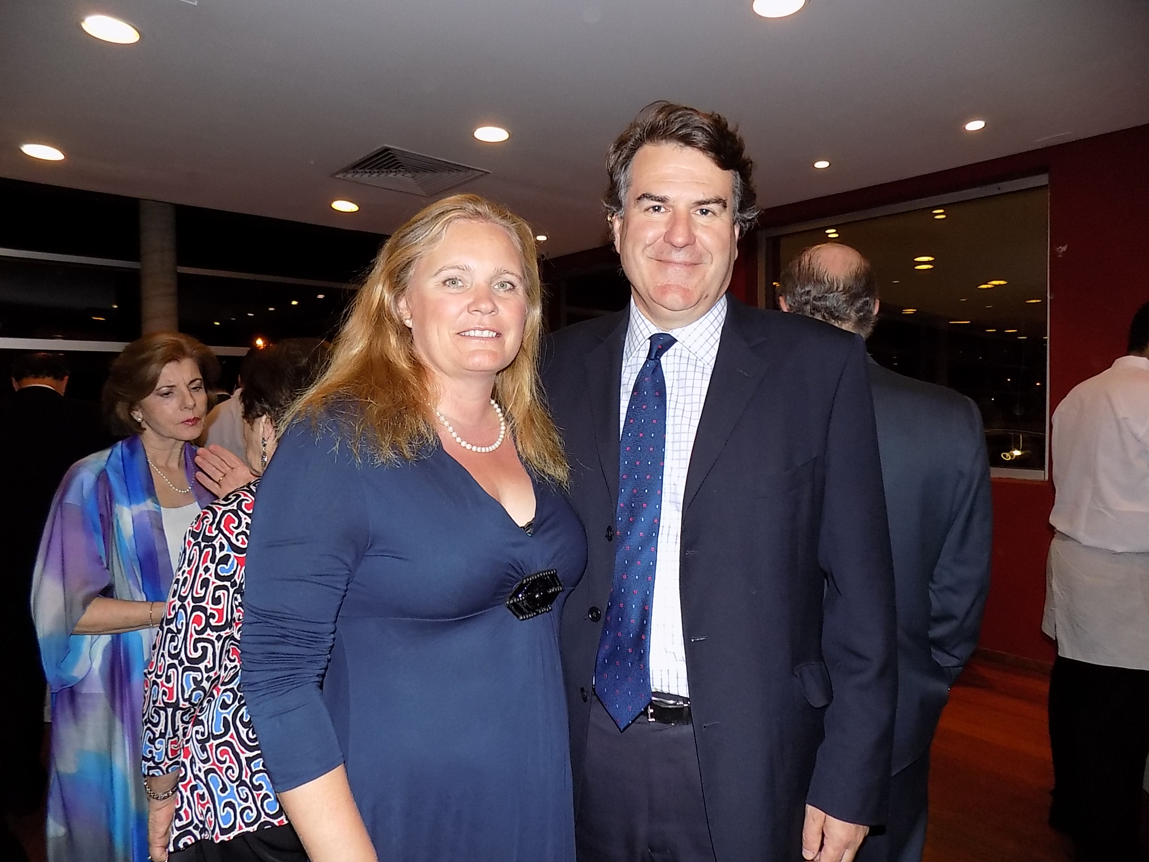 Belinda y Ben Lyster-Binns.