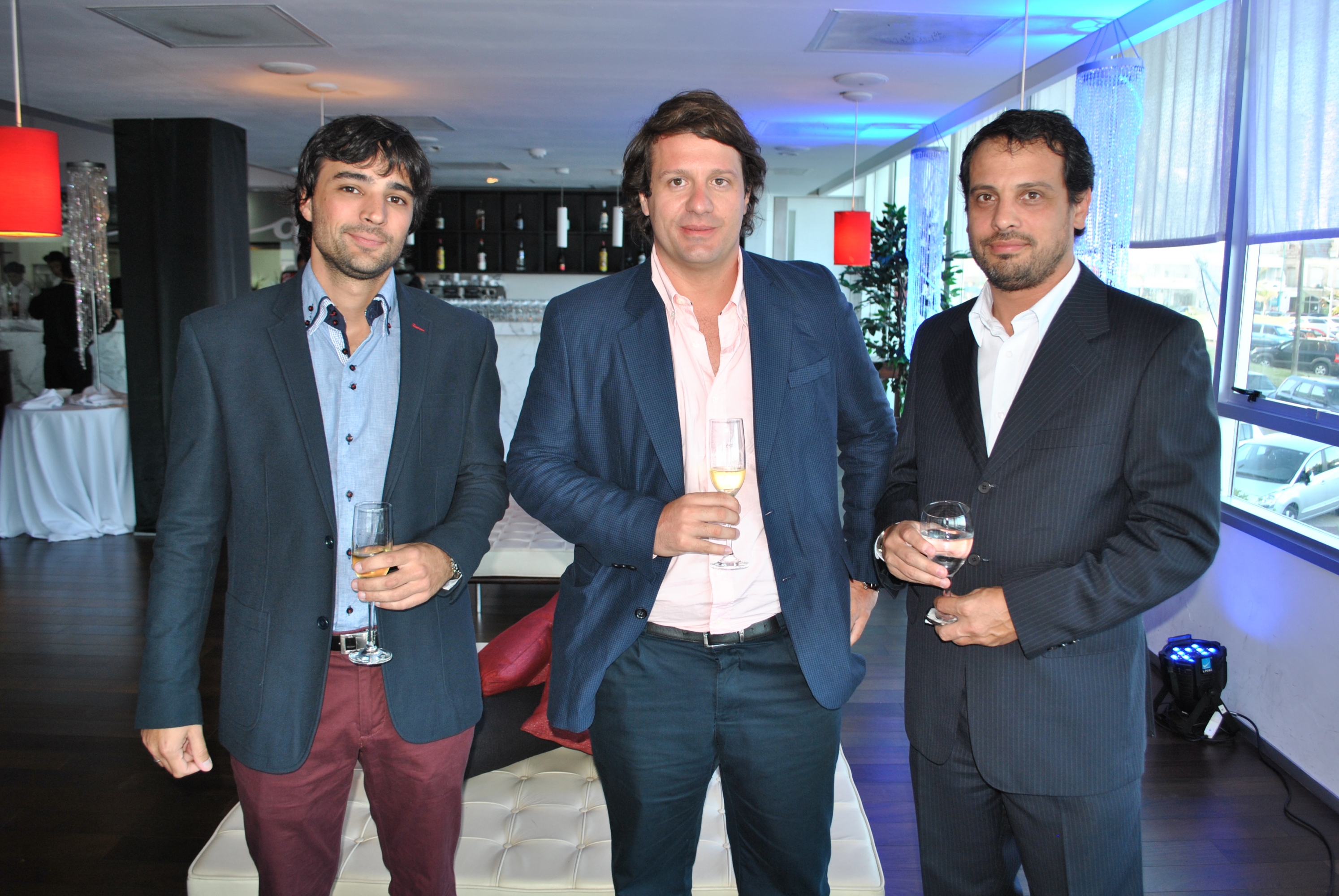 Michel Laglere, Paul Iannizzotto, Osvaldo León.