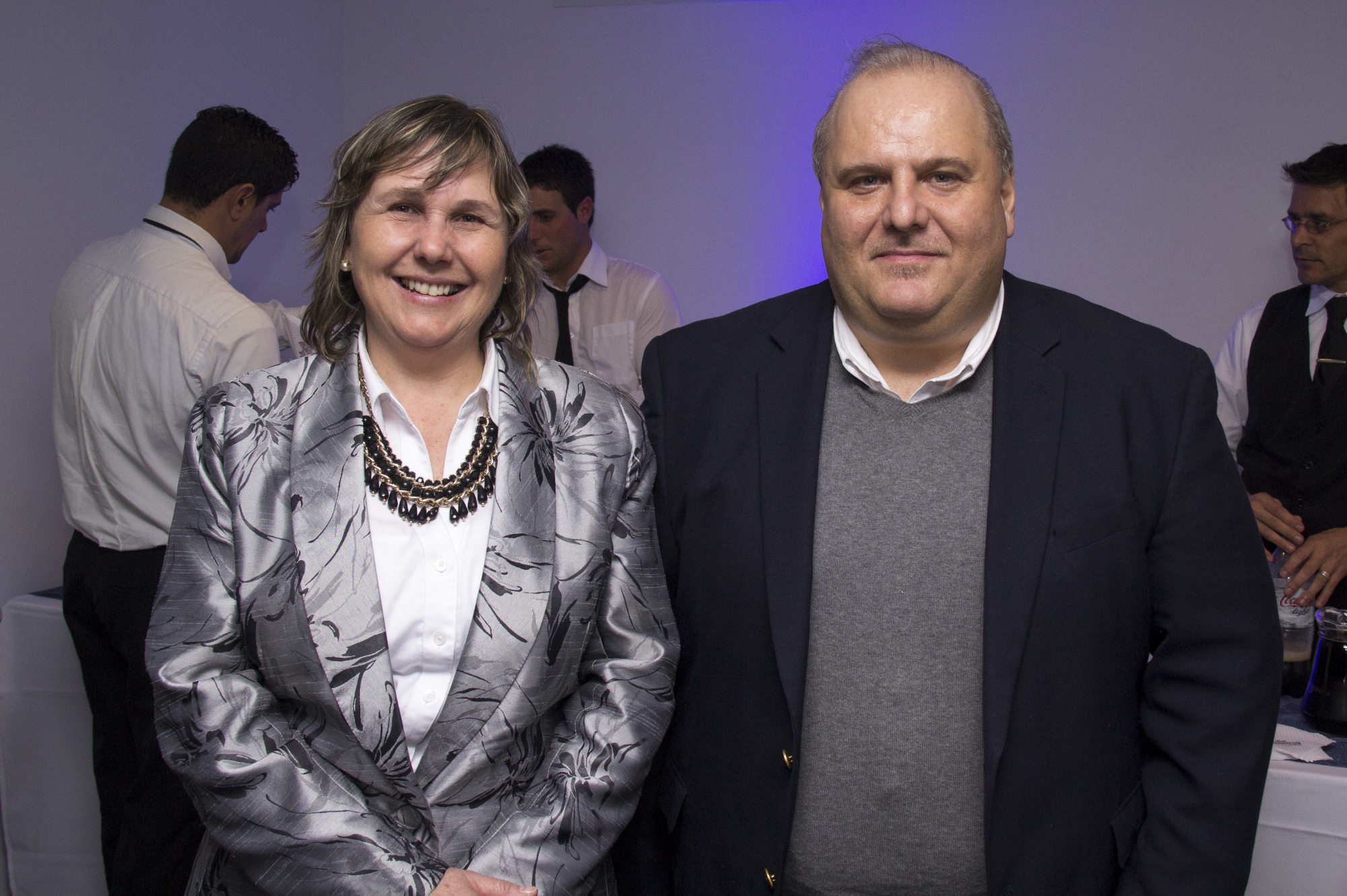 Graciela Sobczyk, César Ganduglia.