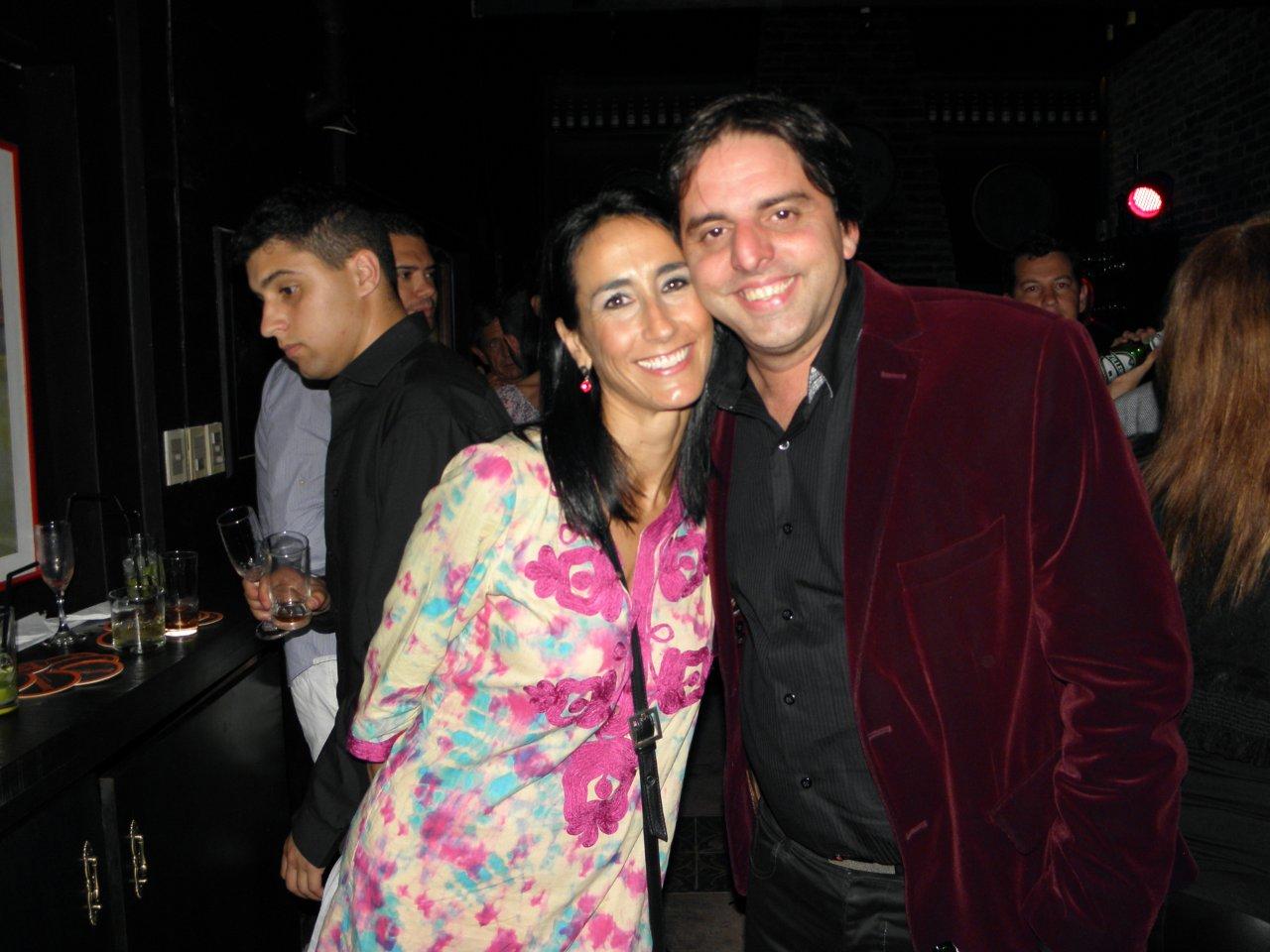 El Piñe y su novia, Victoria Braselli