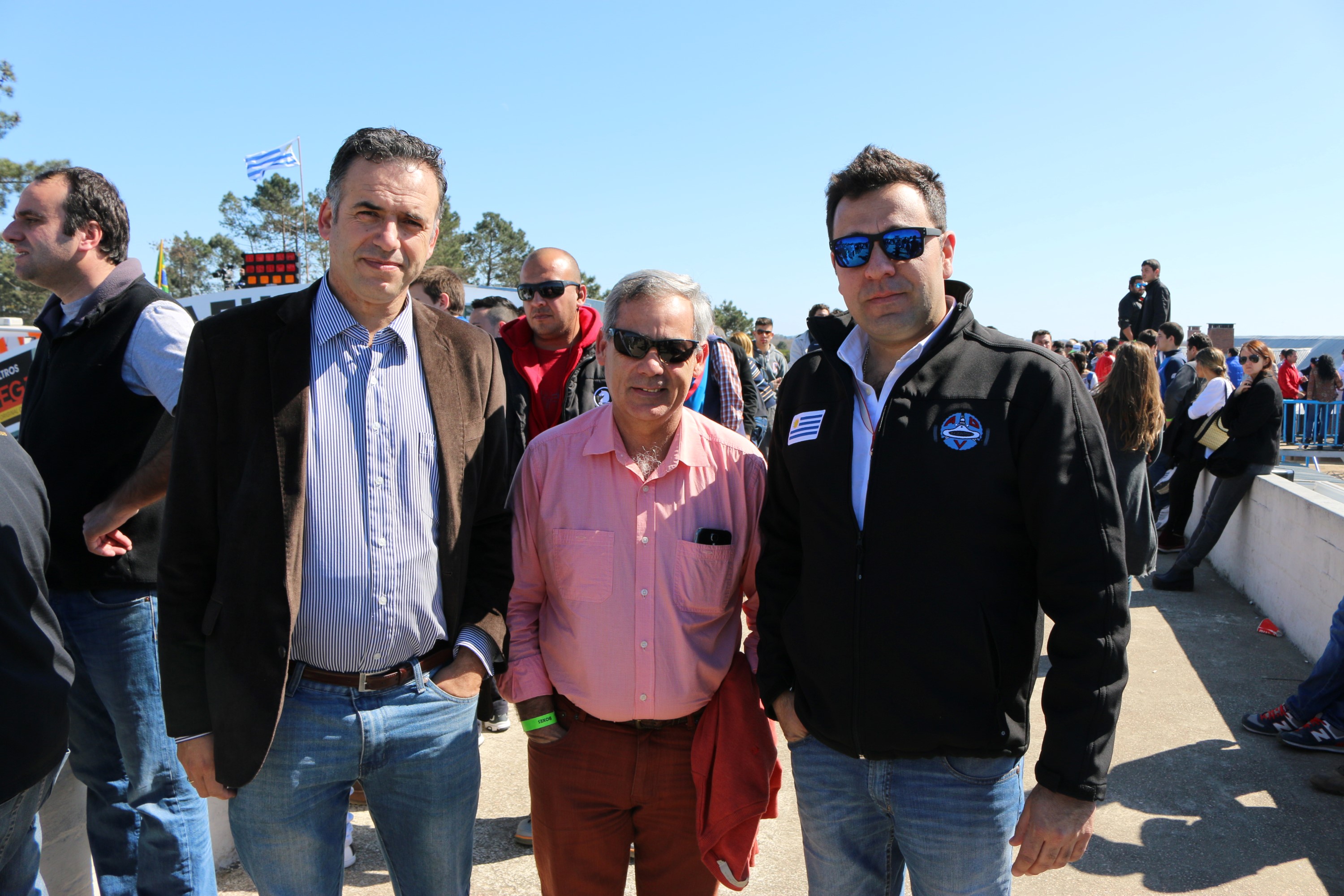 Yamandú Orsi, Horacio Yañez,  Marcelo Mantegazza.