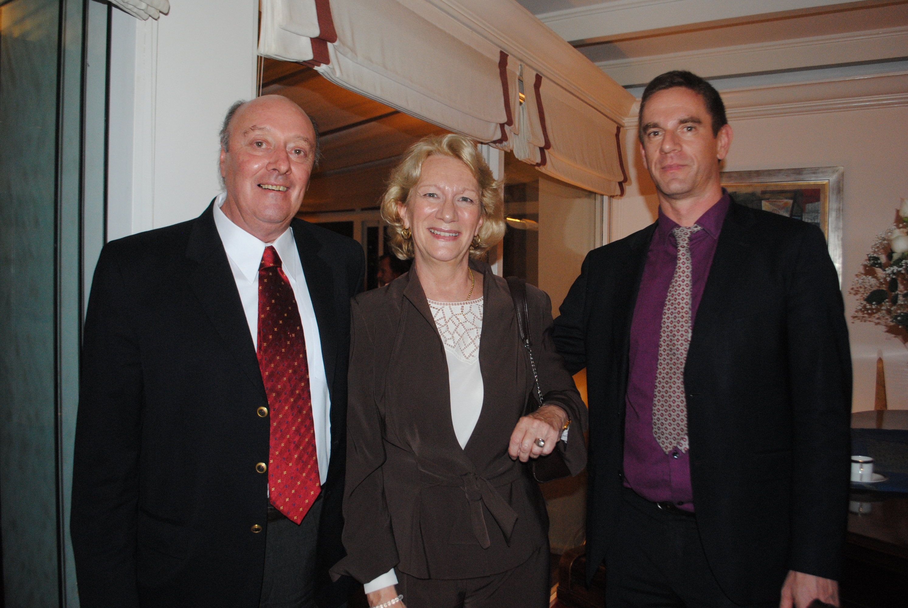 Francisco y Frederique Ameglio, Christophe Dessaux.