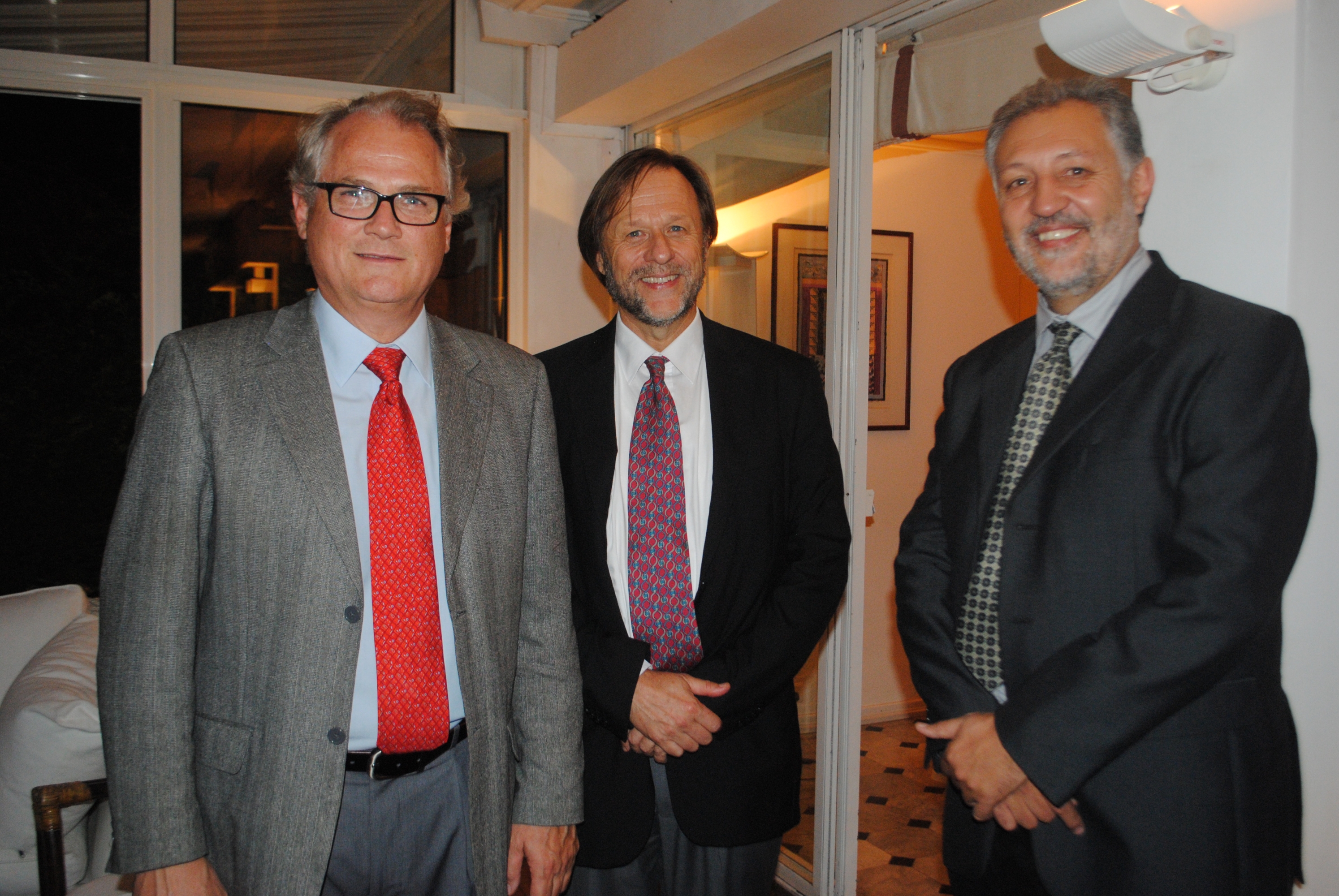 Raúl Gabús, Luis Barbeito, Fernando Tomasina.