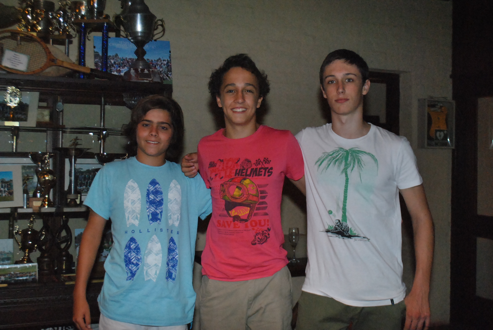 Ignacio Ferrés, Felipe y Juan Varela.