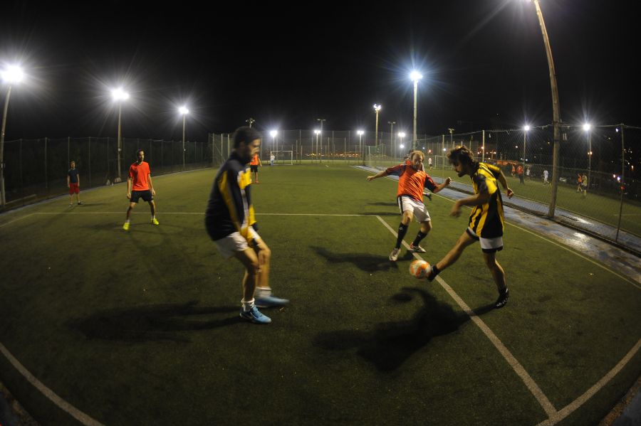 El césped artificial