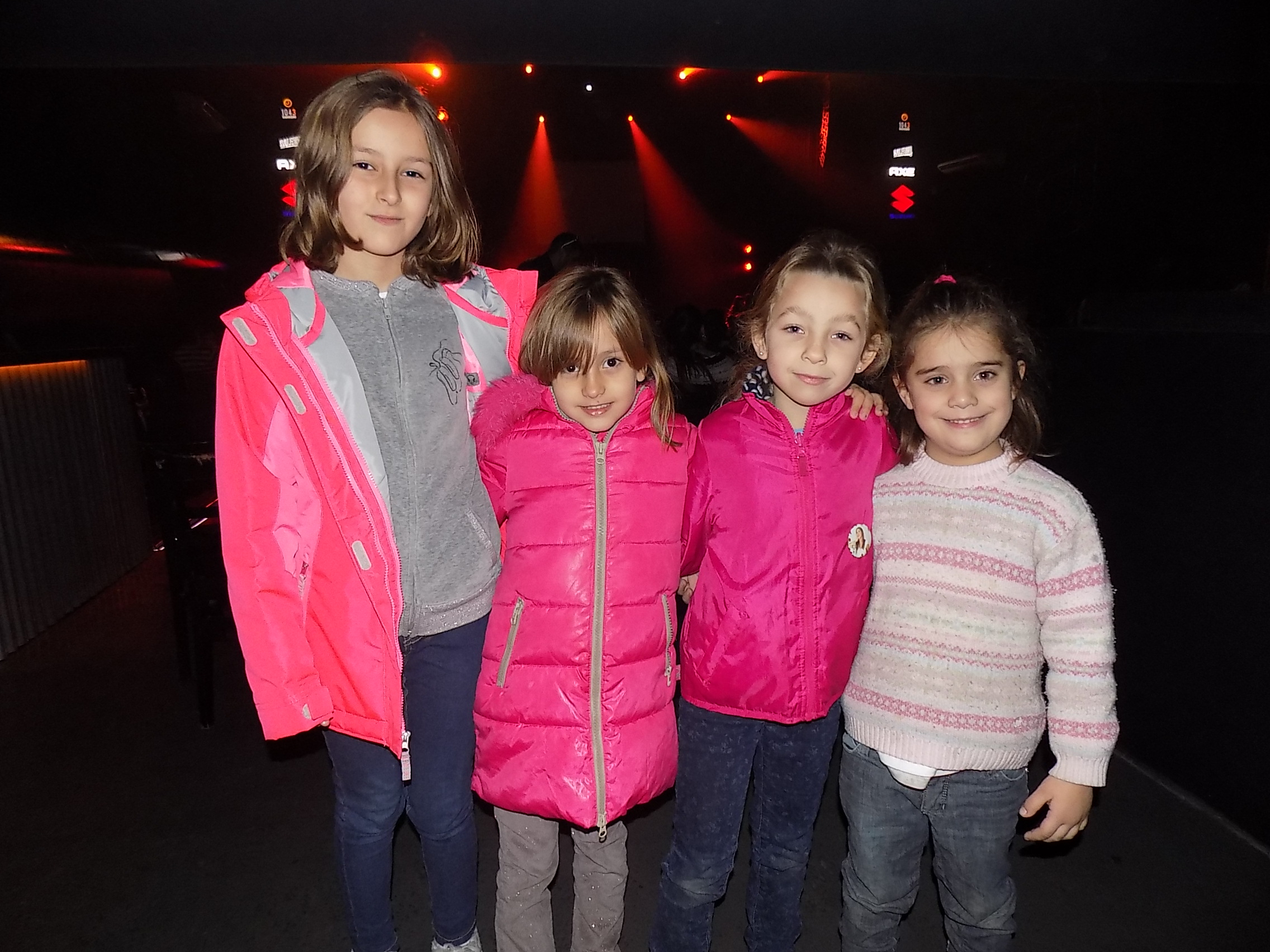 Isabella y Evelyn Jones, Sofía Yemurenco, Inés Mercant.