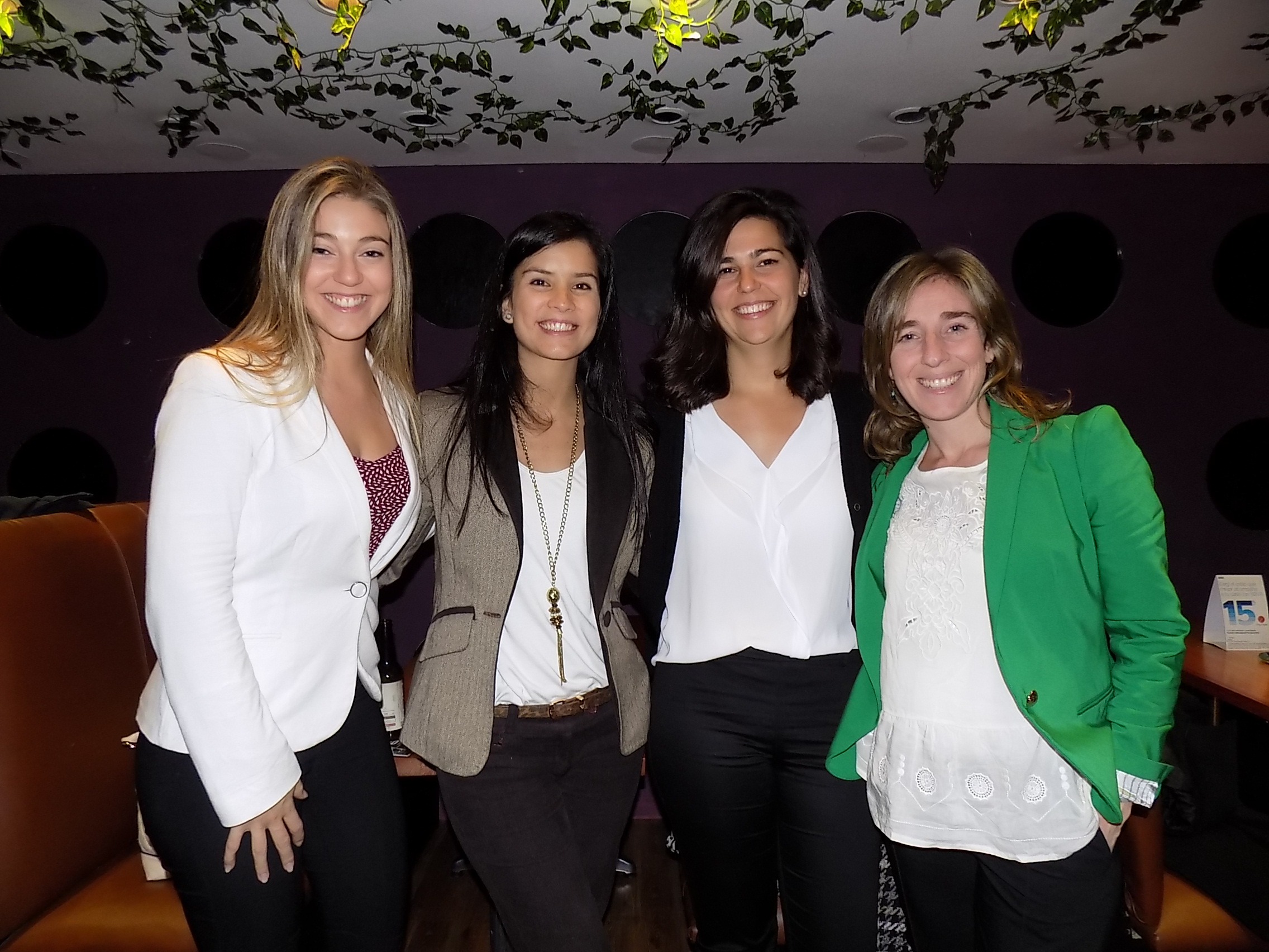 Lucía Olivella, Andrea Trujillo, Gloria Da Rosa, Carolina Olague.