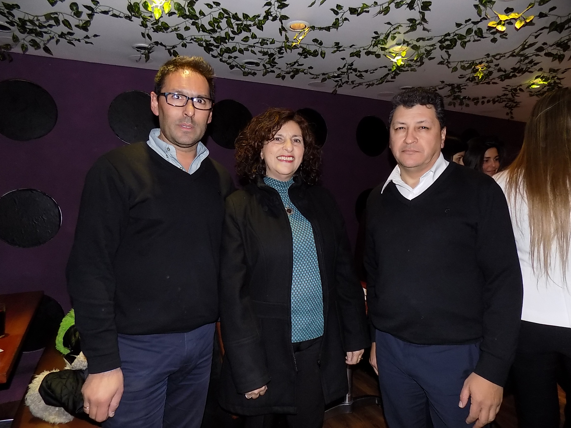 Nestor Sosa, Araceli Chagas, Oscar Pruence.