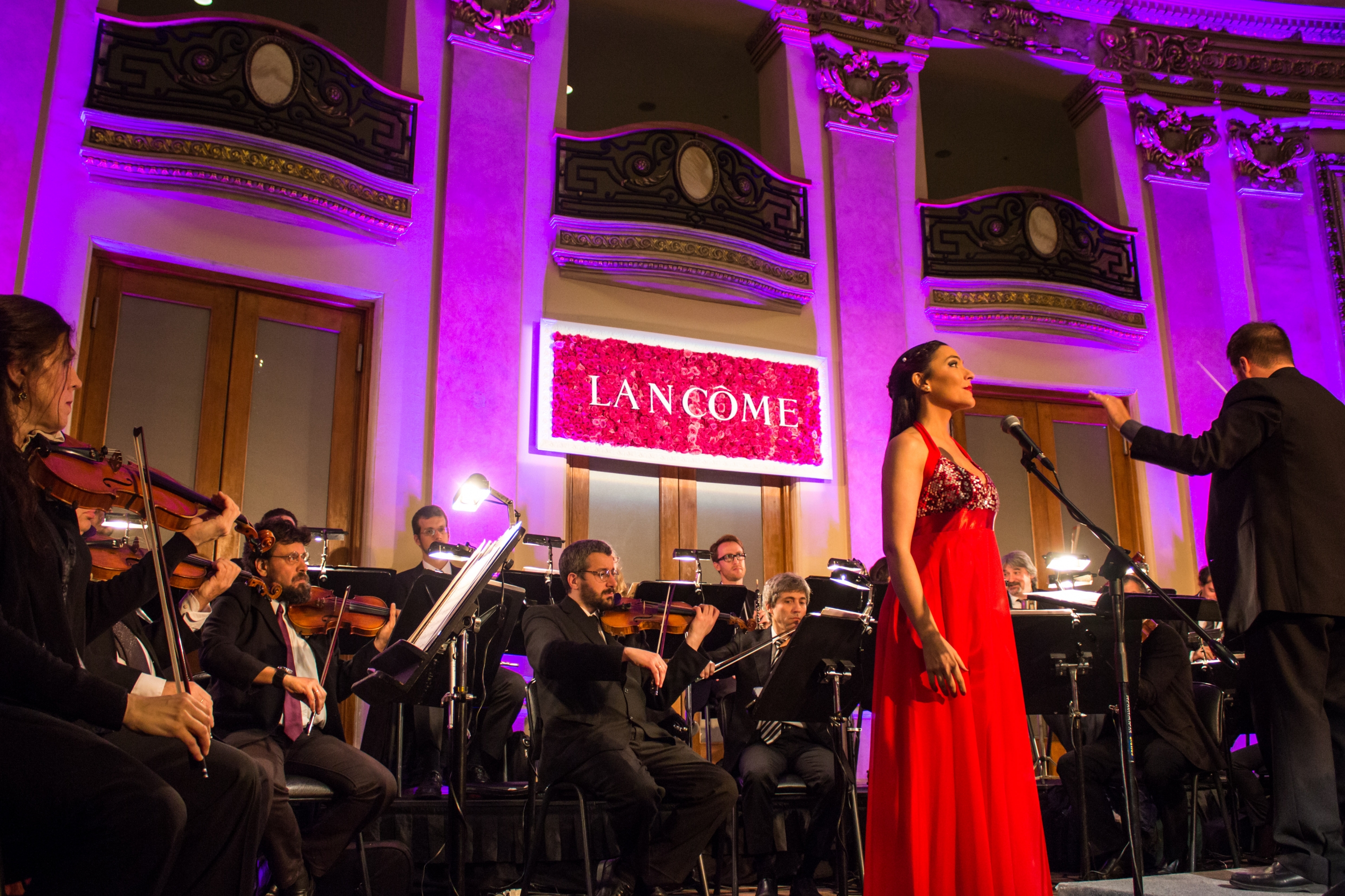 Lancome celebró sus 80 años. Hugo Riva, Josefina Valenti, Magdalena Mántaras y Mariana Almirón