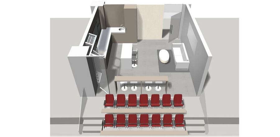 Plano de los palcos del estadio. Foto: A.S.Roma.