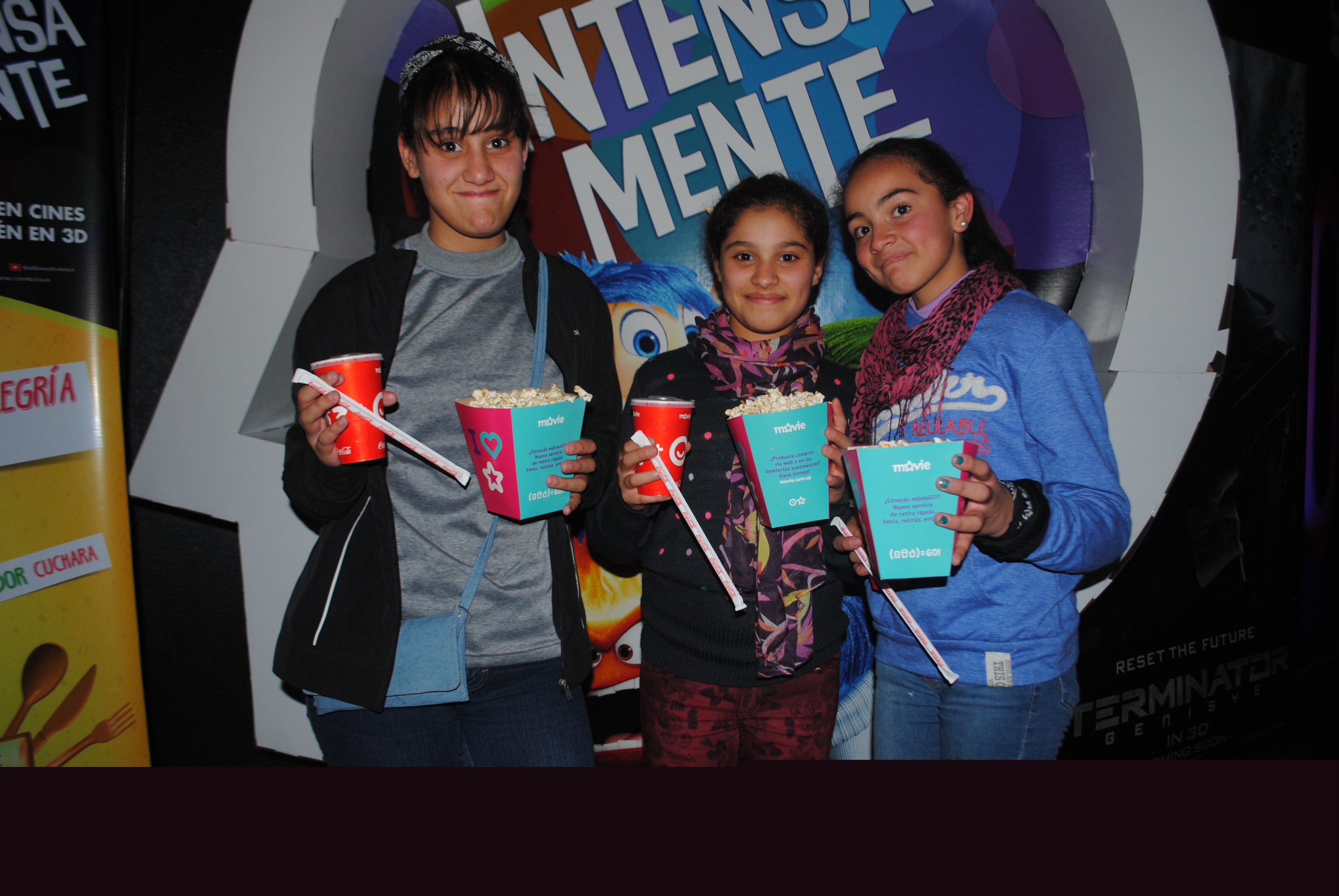 Natalel Cuña, Helen Pirez, Romina Silveira.