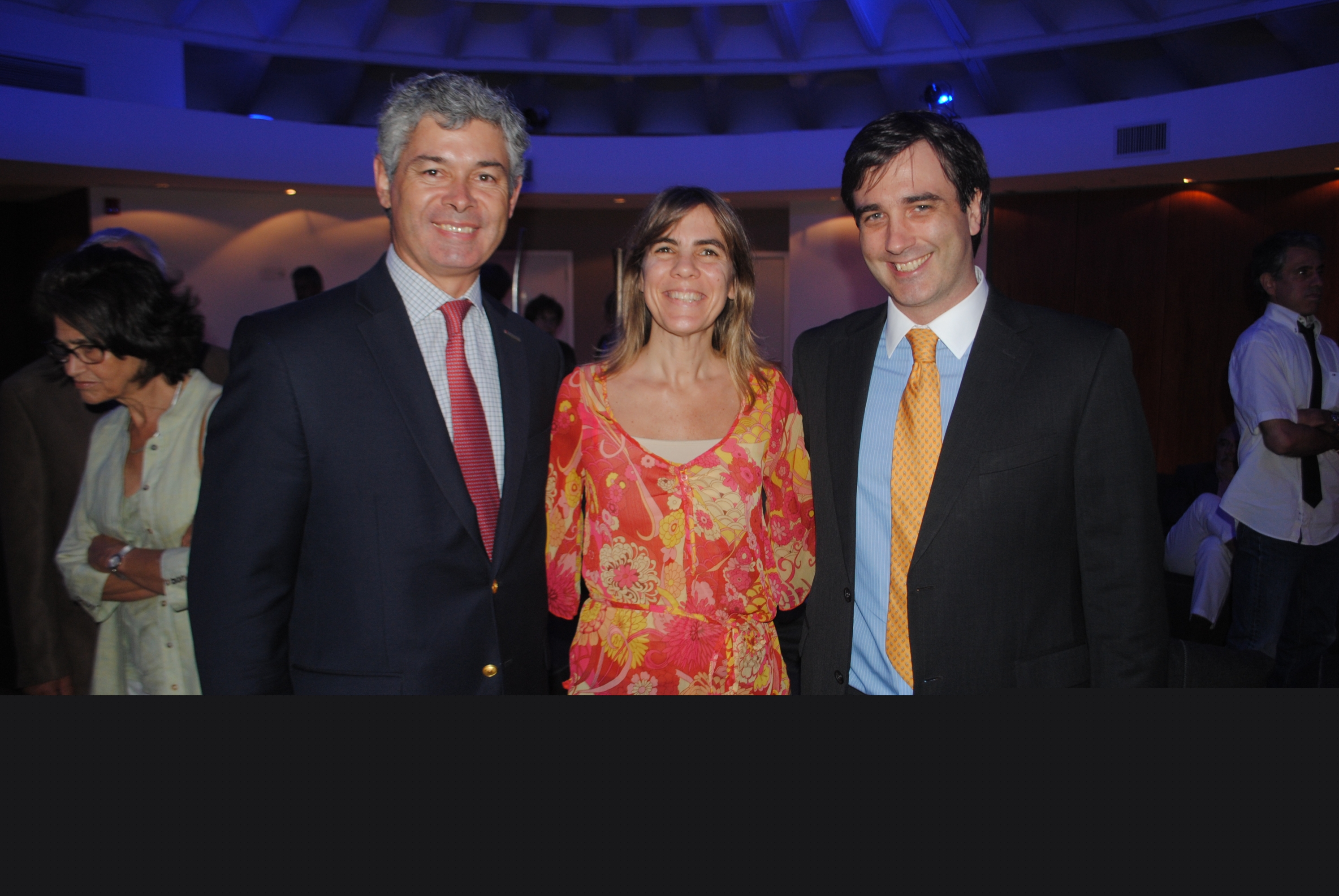 Luis Martínez, Carolina Brause, Marcos Etcheverrigaray.