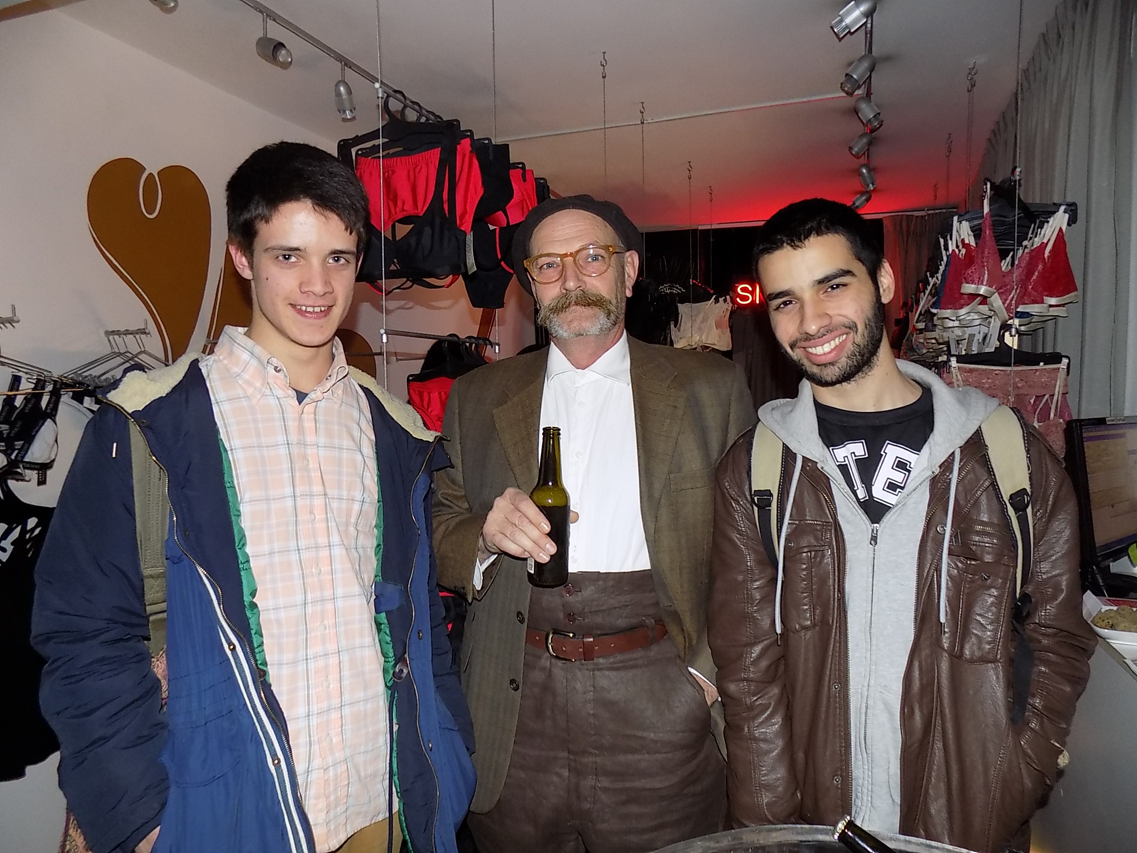 Martín González, Peter Hamers, Bruno Nogueira.