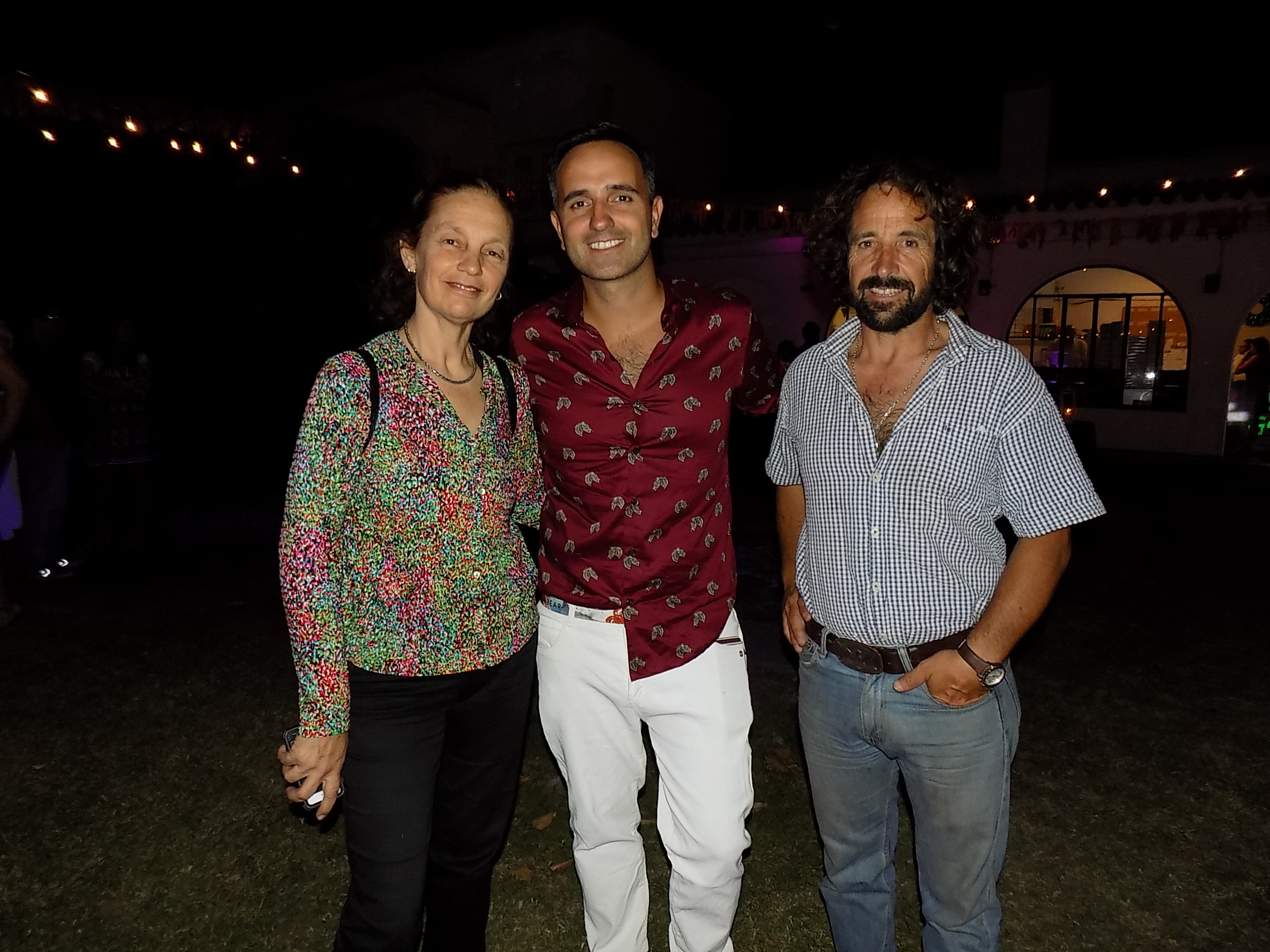 Verónica Mauris, Rodrigo Vera, Juan Pujalte.
