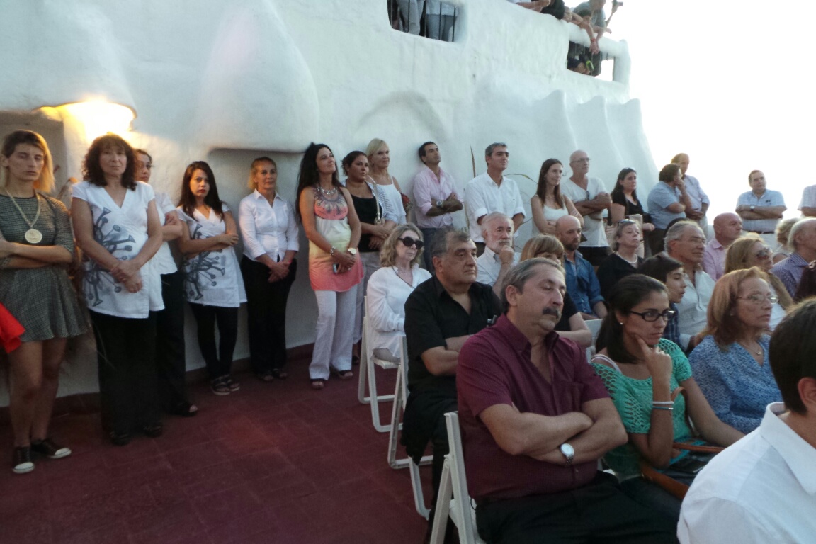 Tributo a Páez Vilaró en Casapueblo. Foto: Ricardo Figueredo