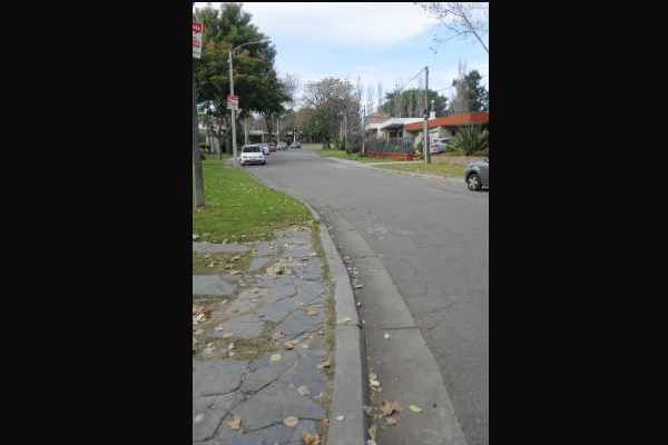 La calle Martínez Vigil, en el Prado.