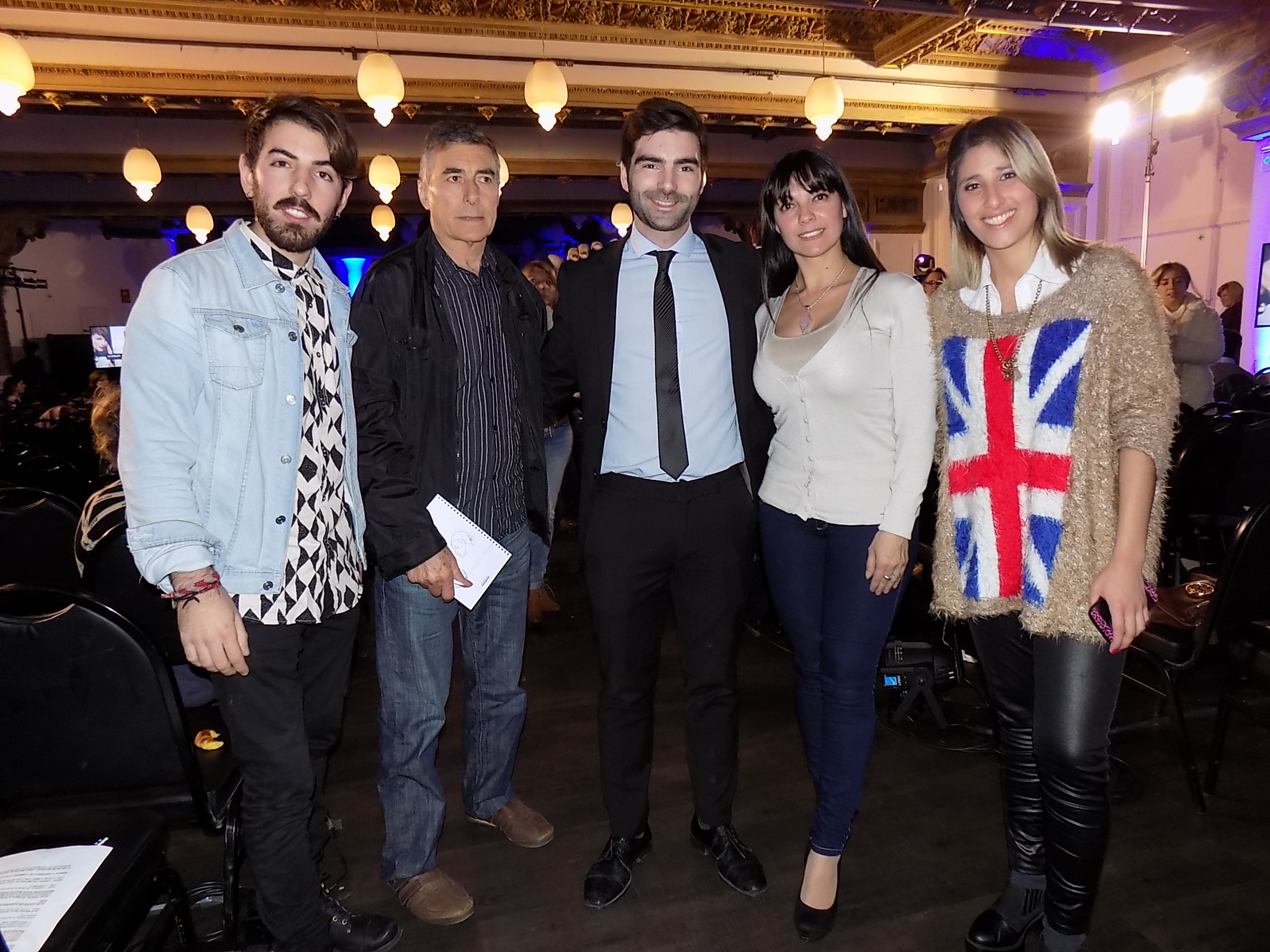 Rodrigo Mendoza, Celso Alfonso, Germán Sciutto, Sandra Alvarez, Marlene López.