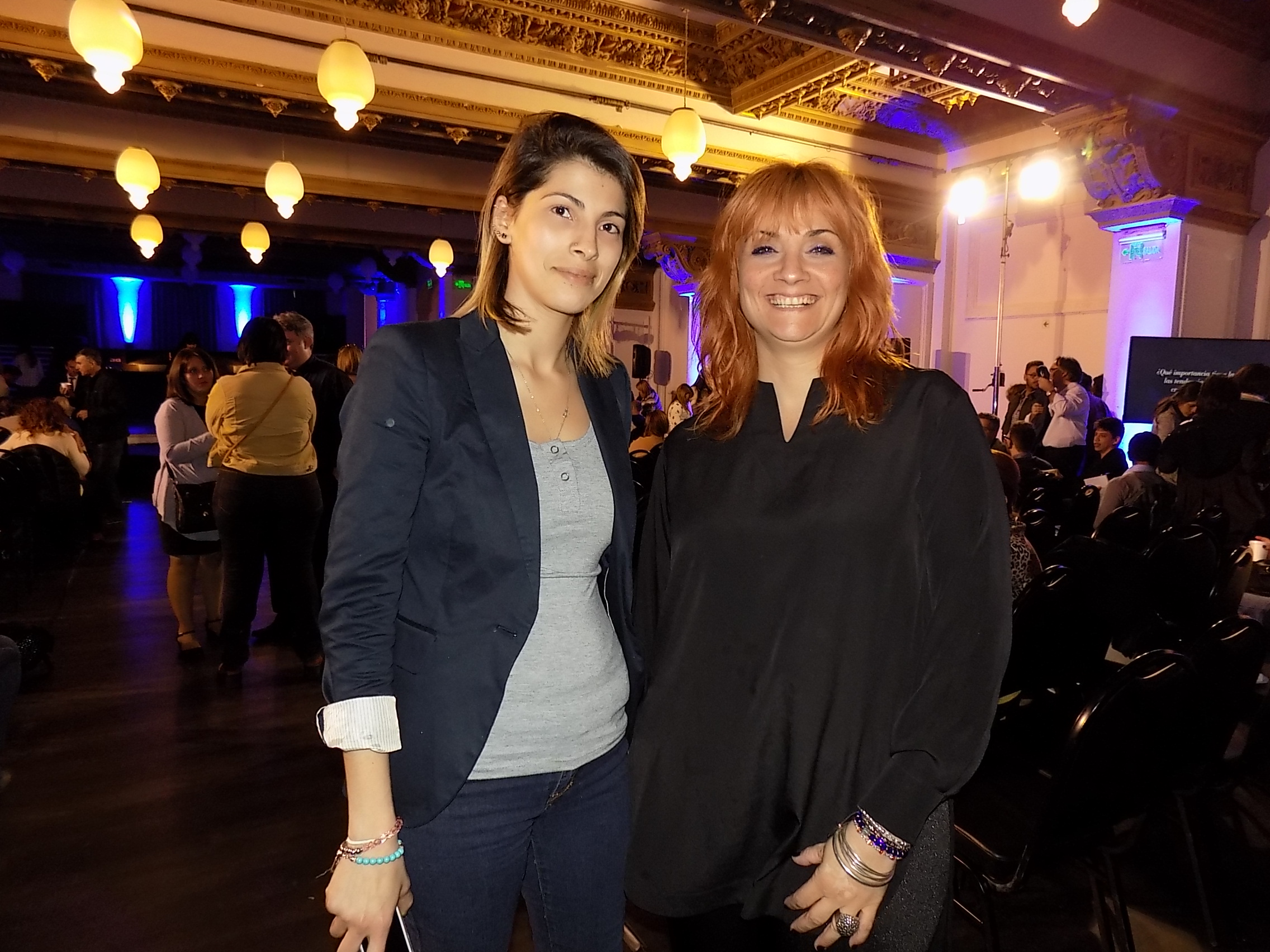 Paola Olivera, Mónica Fernández.