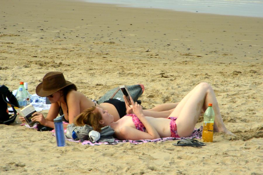 Playas de Punta del Este en Semana Santa. Foto: Ricardo Figueredo.