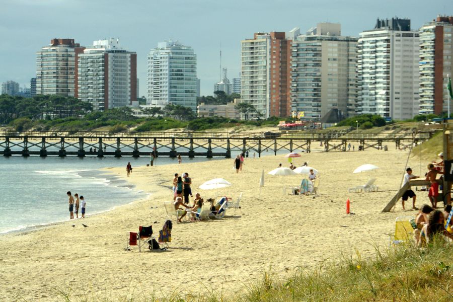 Playas de Punta del Este en Semana Santa. Foto: Ricardo Figueredo.