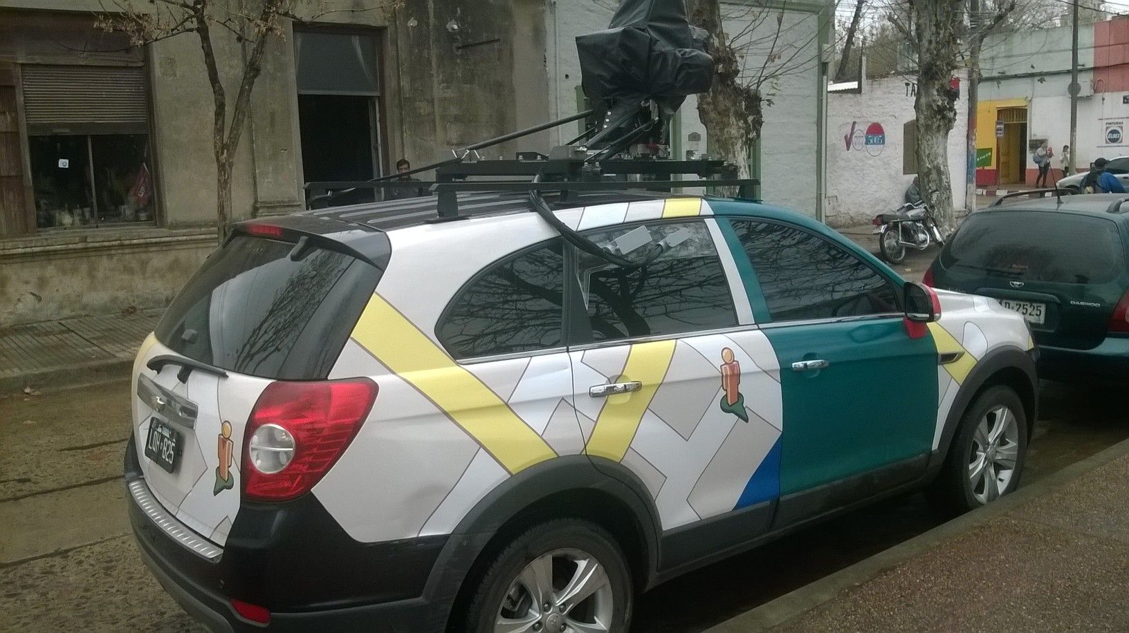 Los autos de Google Street View recorren Melo. Foto: Néstor Araújo