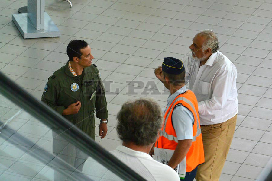 Tragedia aérea en Laguna del Sauce. Foto: Ricardo Figueredo