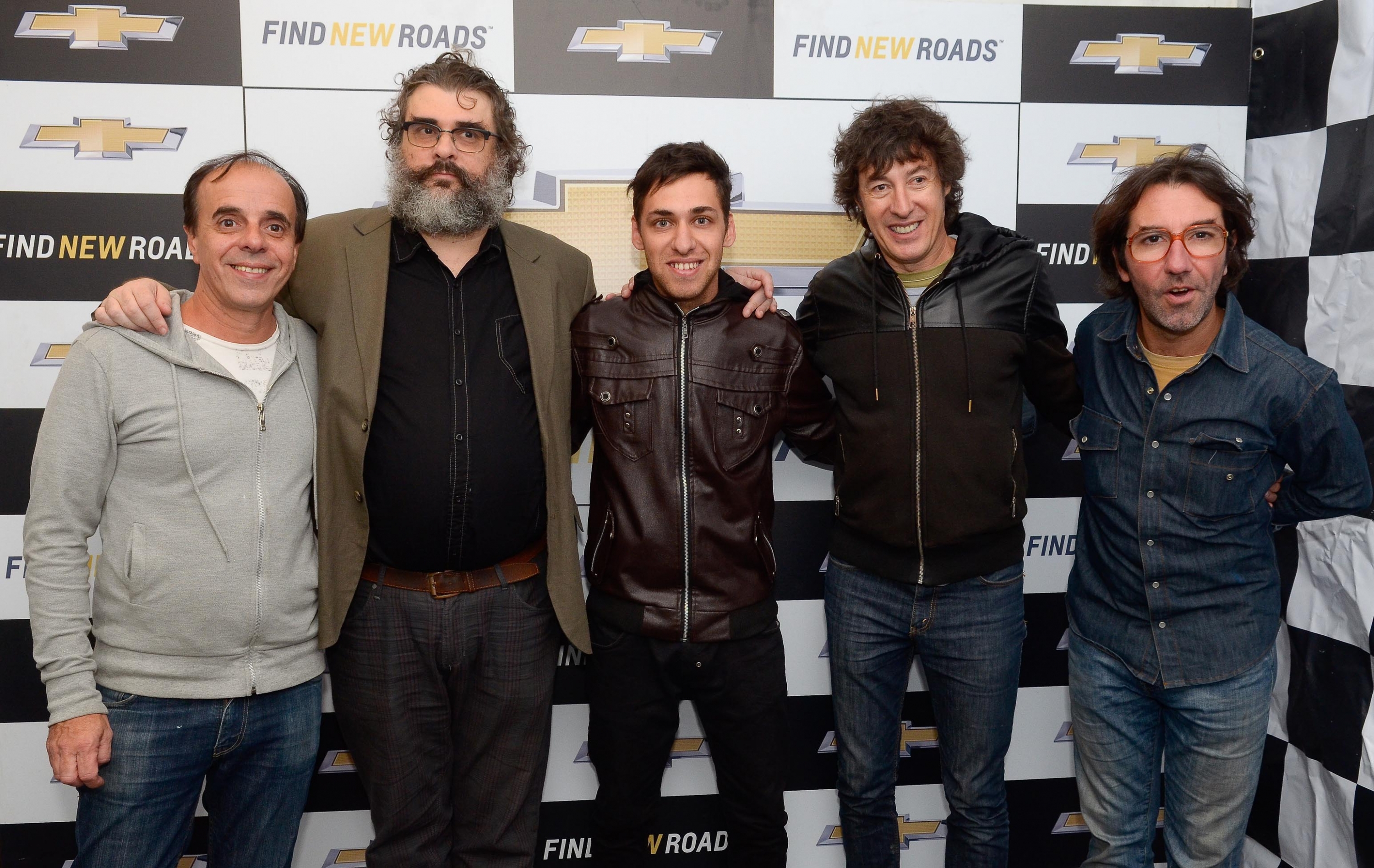 Damián Silveira junto al Cuarteto de Nos