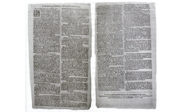 Primer diario holandés, Amsterdam, 1618