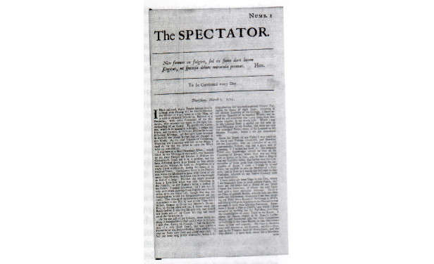 The Spectator, diario de Addison y Steele fundado en Londres en 1711