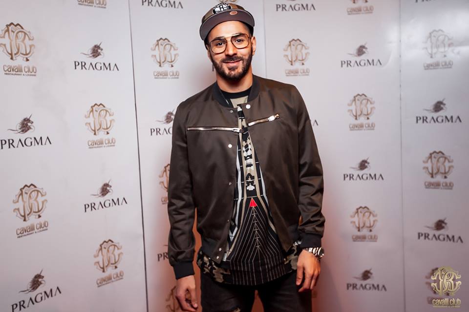 La fiesta de Karim Benzema en Dubai. Foto: CavalliClub / Facebook