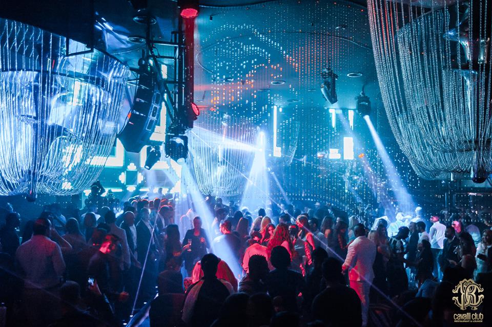 La fiesta de Karim Benzema en Dubai. Foto: CavalliClub / Facebook