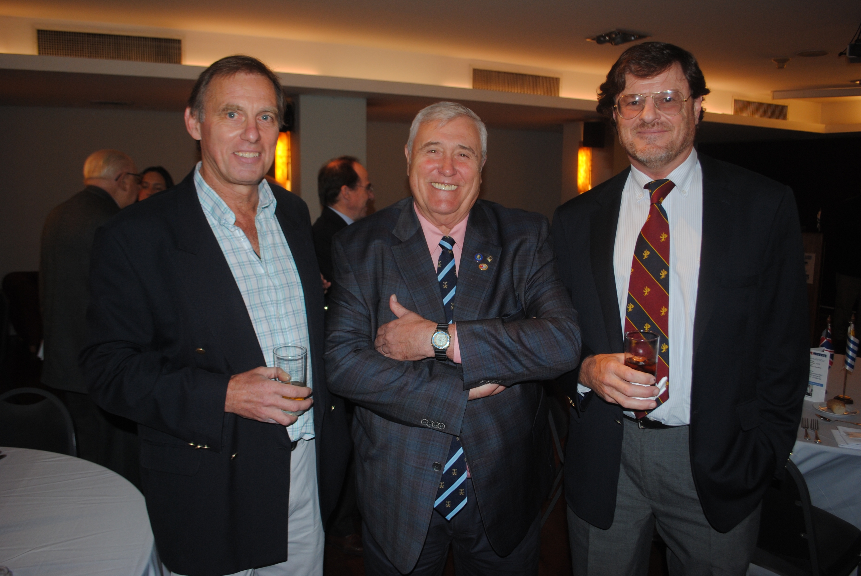 Ian Caip, Gonzalo Dupont, Kenneth Prevett.