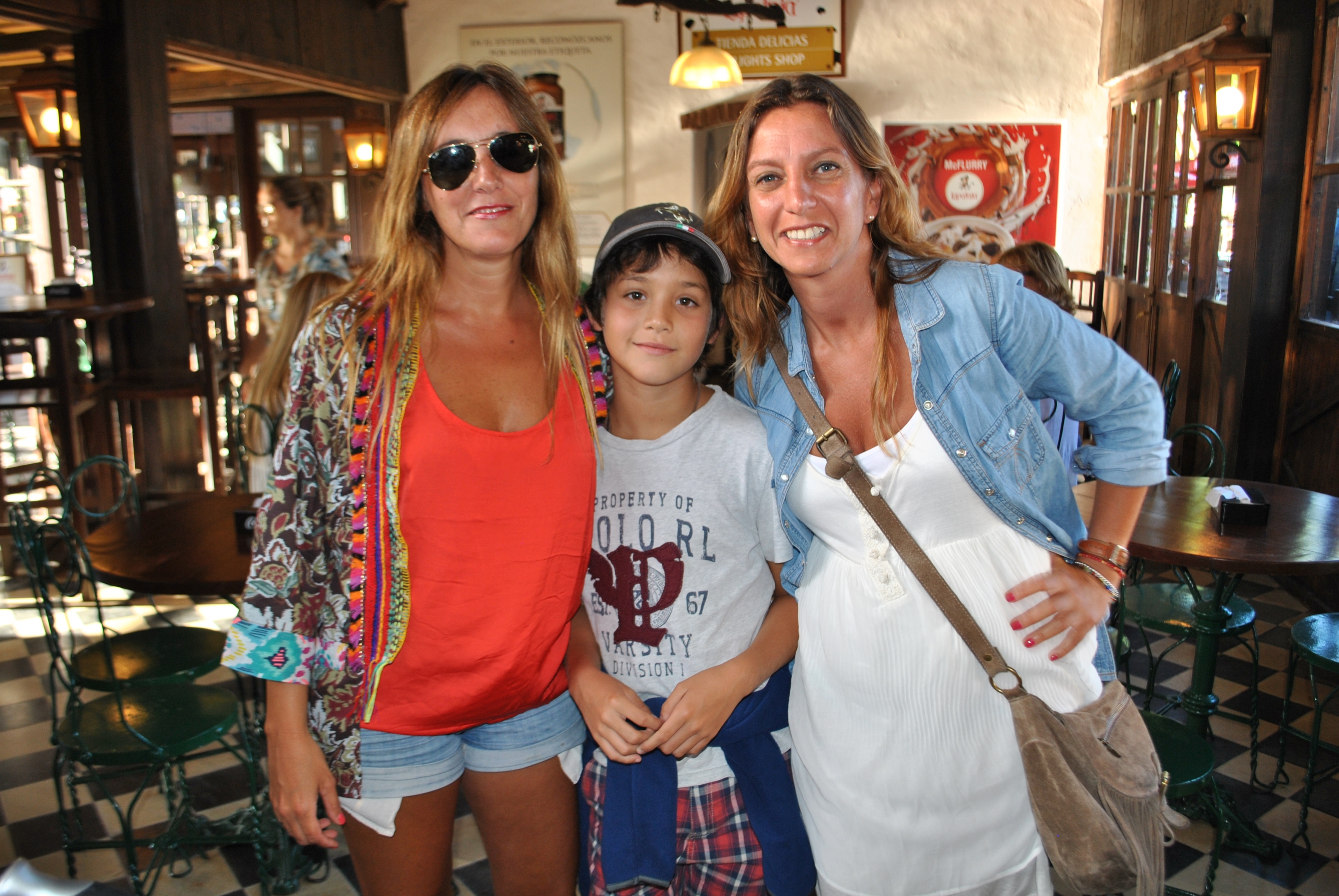 Geraldine Lewi, Mateo Boselli, Verónica Lista.
