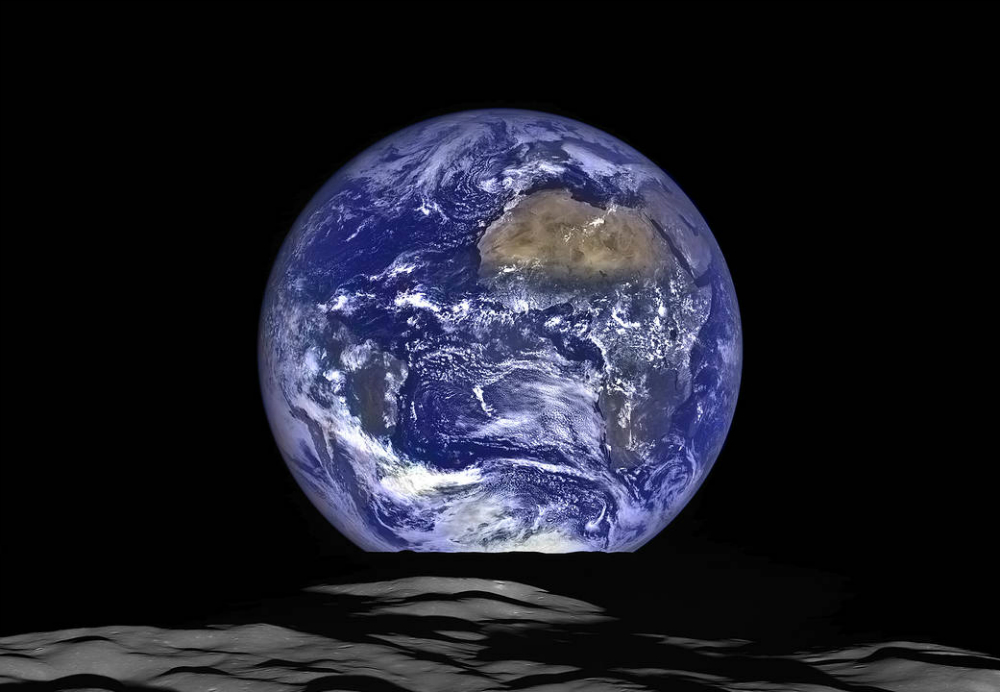 Imágenes inéditas de la Tierra gracias a la sonda Cassini. Foto: NASA