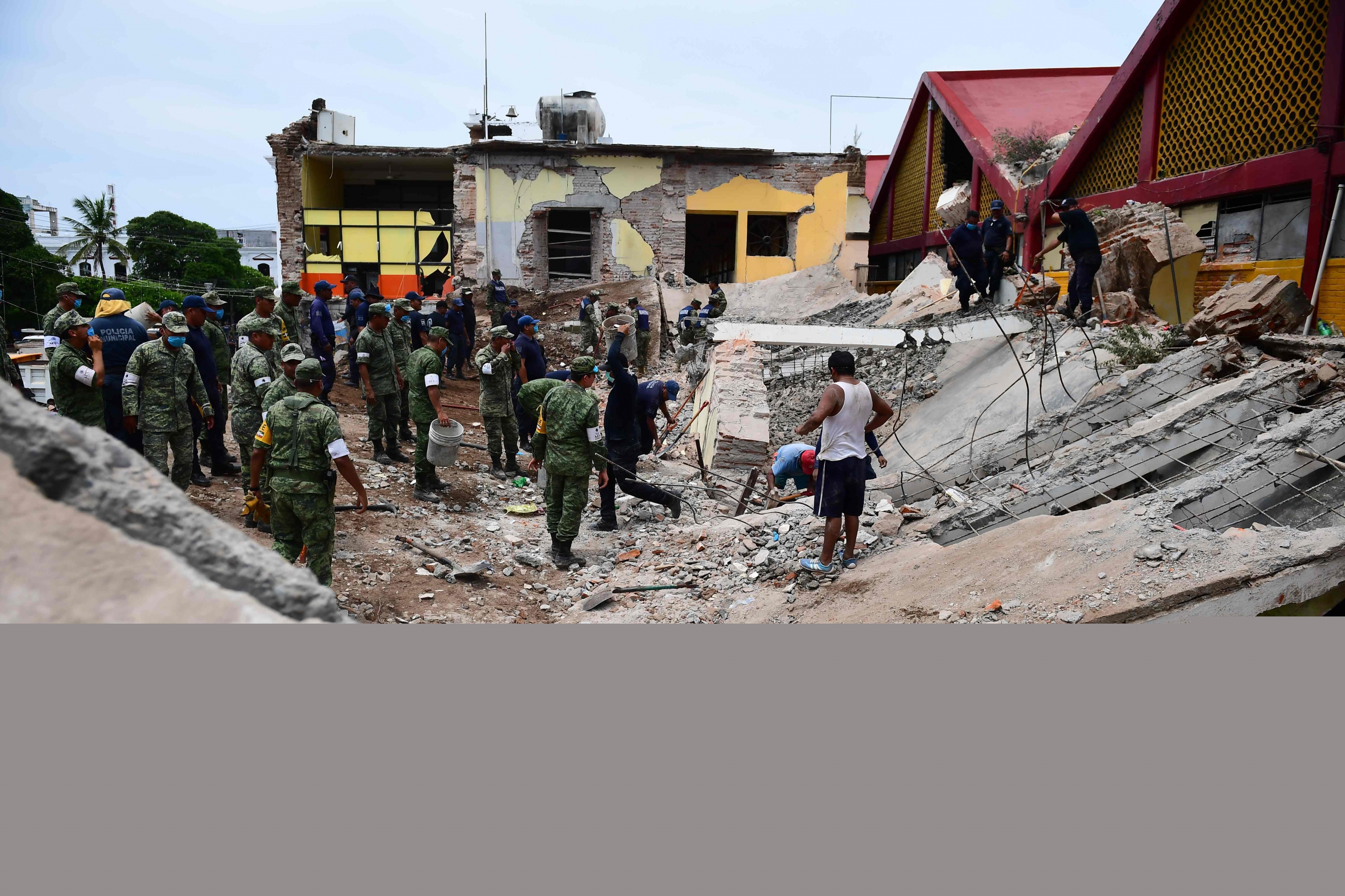 Terremoto en México. Foto: AFP