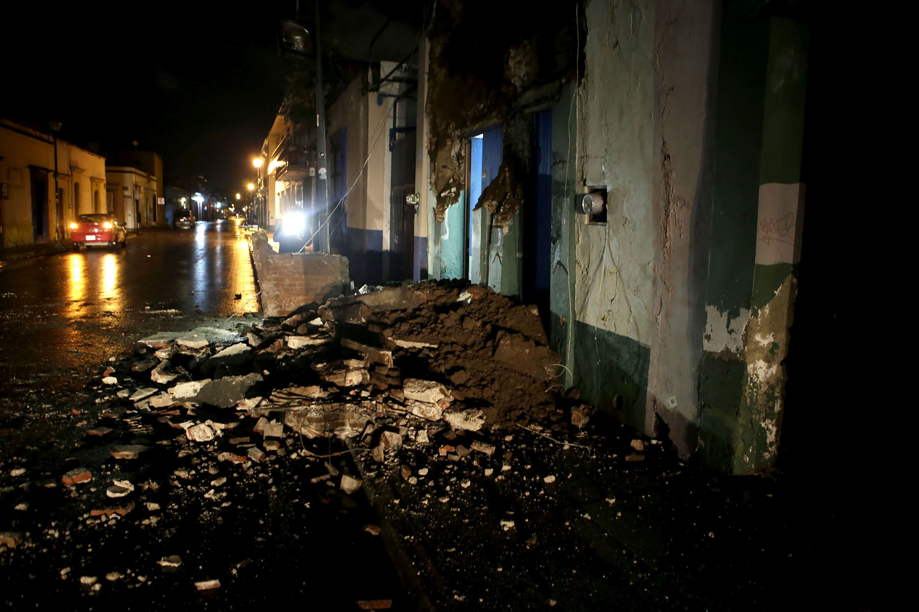 Terremoto en México. Foto: AFP