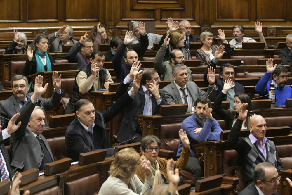 La Asamblea General vota un cuarto intermedio hasta las 10:40 horas. Foto: Francisco Flores.