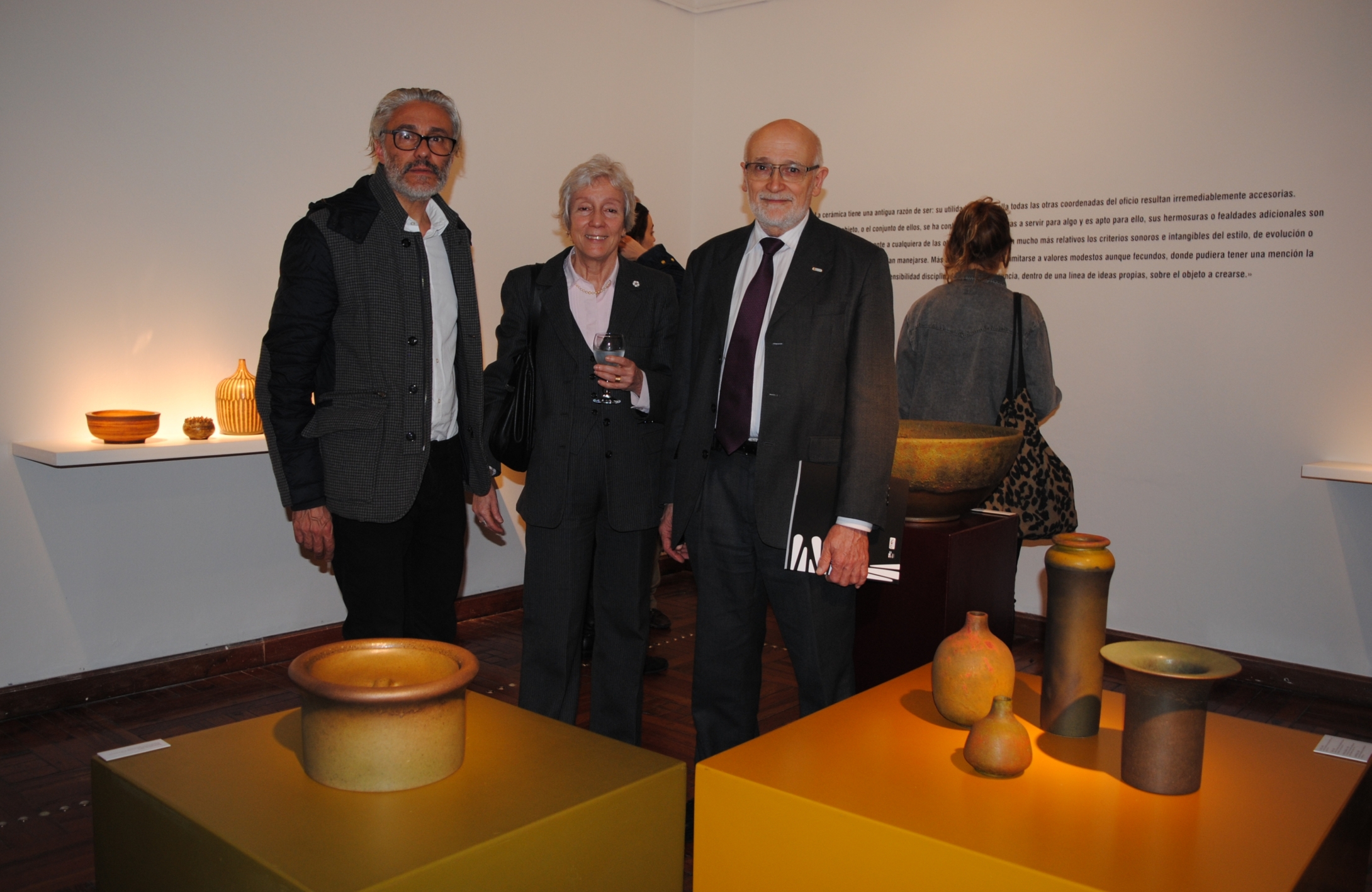 Javier Bassi, María Simón, César Briozzo.