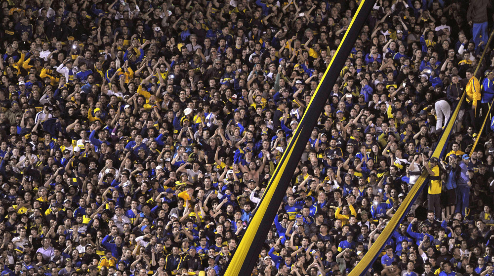 La Bombonera alentó a Boca y a la selección de Argentina
