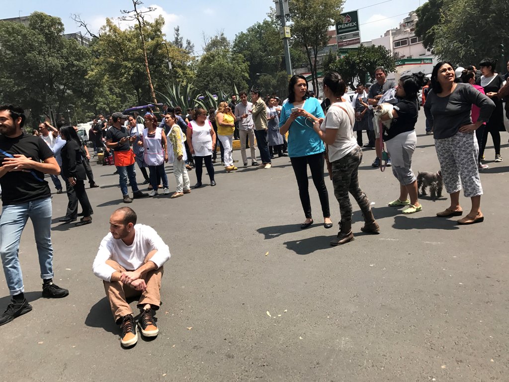 Terremoto  de 7,1 grados en México: Foto: Reuters