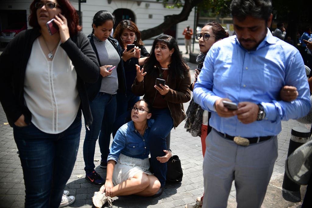 Terremoto  de 7,1 grados en México: Foto: AFP