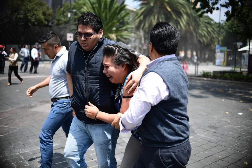 Terremoto  de 7,1 grados en México: Foto: AFP