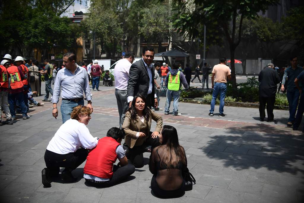 Terremoto  de 7,1 grados en México: Foto: AFP