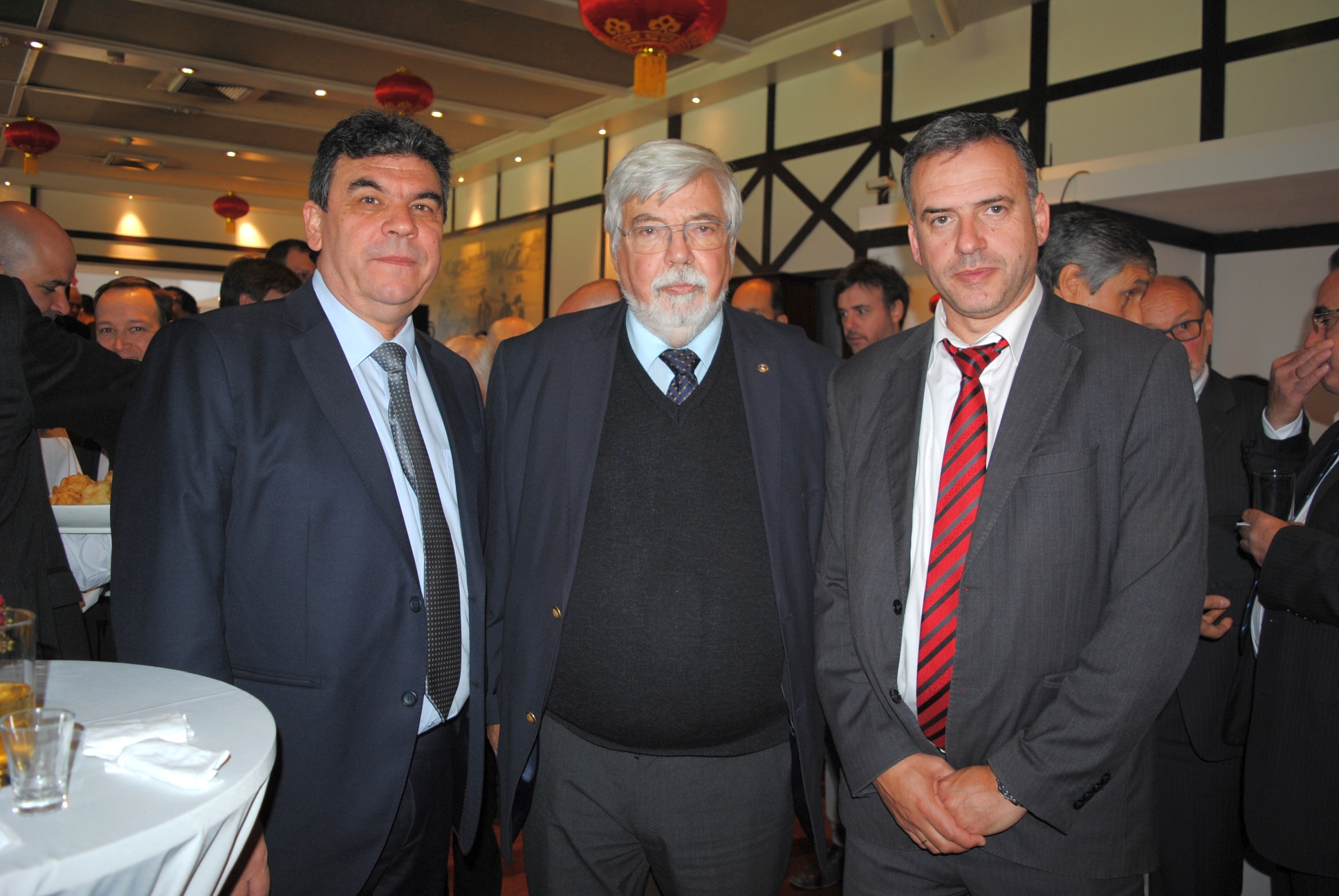 Mario Layera, Eduardo Bonomi, Yamandú Orsi.